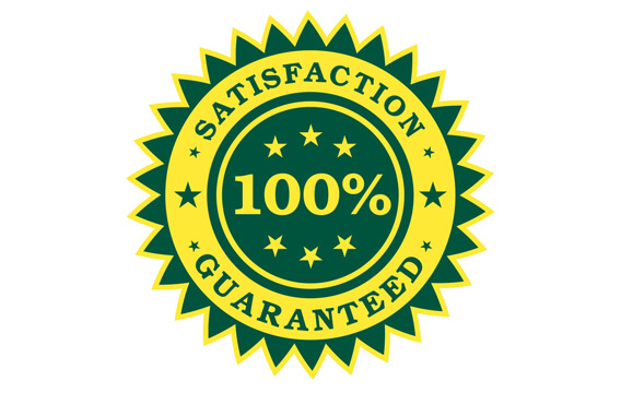 100% Satisfaction Guranteed